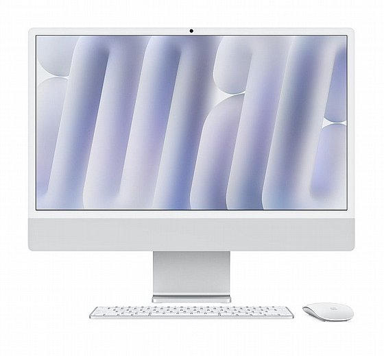 24" iMac 4.5K M4chip 10cCPU 10cGPU 24/256 Num Key Silver
